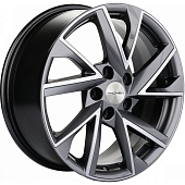 Диски Khomen KHW 1714 7x17 5*110 ET46 DIA63.3 Black Литой купить с бесплатной доставкой в пункты выдачи в Петербурге